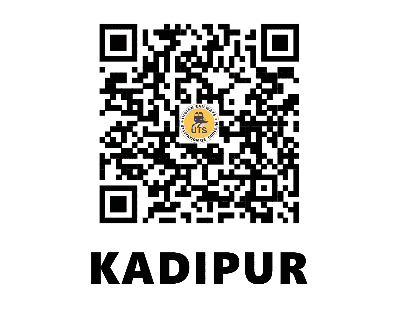UTS QR Code for KADIPUR - KDQ (NE - UTTAR PRADESH)